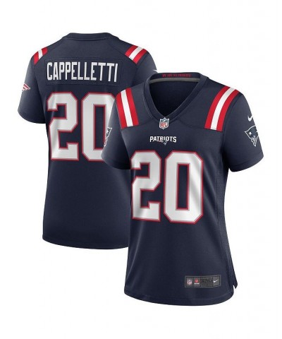 Women's Gino Cappelletti Navy New England Patriots Game Retired Player Jersey Navy $46.20 Jersey