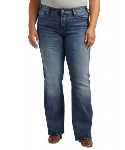 Trendy Plus Size Suki Mid-Rise Bootcut Jeans Indigo $23.94 Jeans