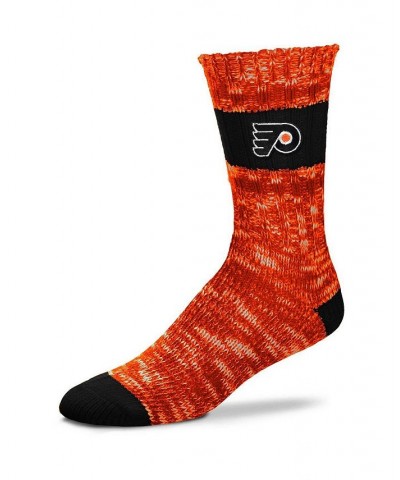 Women's Philadelphia Flyers Alpine Stripes Crew Socks Orange $12.00 Socks