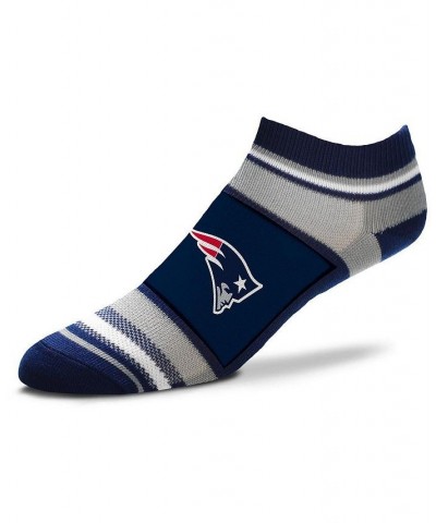 Women's New England Patriots Marquis Addition No Show Ankle Socks Navy $13.50 Socks