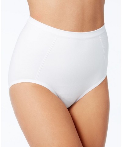 Women's Extra Firm Tummy-Control Seamless Brief Underwear 2 Pack X245 White $19.71 Shapewear