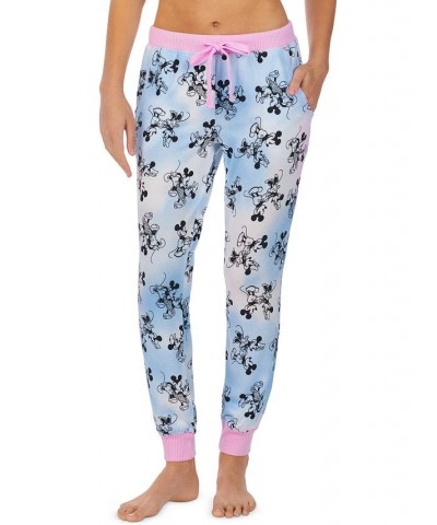 Mickey & Minnie Mouse Jogger Pajama Pants Pink Print $16.25 Sleepwear