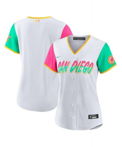 Women's White San Diego Padres 2022 City Connect Replica Team Jersey White $75.00 Jersey