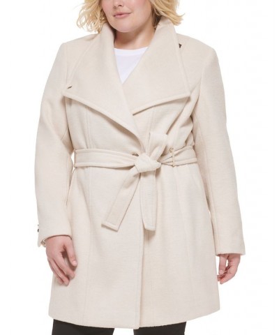 Women's Plus Size Wrap Coat Nude $103.50 Coats