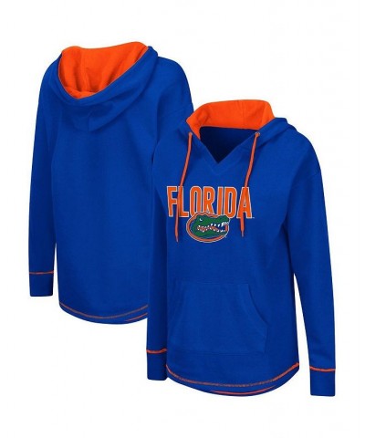 Women's Royal Florida Gators Tunic Pullover Hoodie Royal $32.99 Sweatshirts