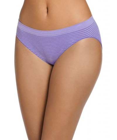 Smooth and Shine Seamfree Heathered Bikini Underwear 2186 available in extended sizes Lake Sky Tie Dye $9.80 Panty