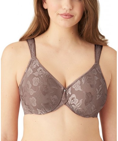 Awareness Full Figure Seamless Underwire Bra 85567 Up To I Cup Brown $39.78 Bras