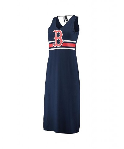 Women's Navy and Red Boston Red Sox Opening Day Maxi Dress Navy, Red $32.39 Dresses